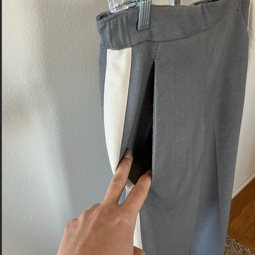 NWT ABERCROMBIE GREY SIDE STRIPE PULL-ON PANTS--WOMEN'S XS - Picture 7 of 10